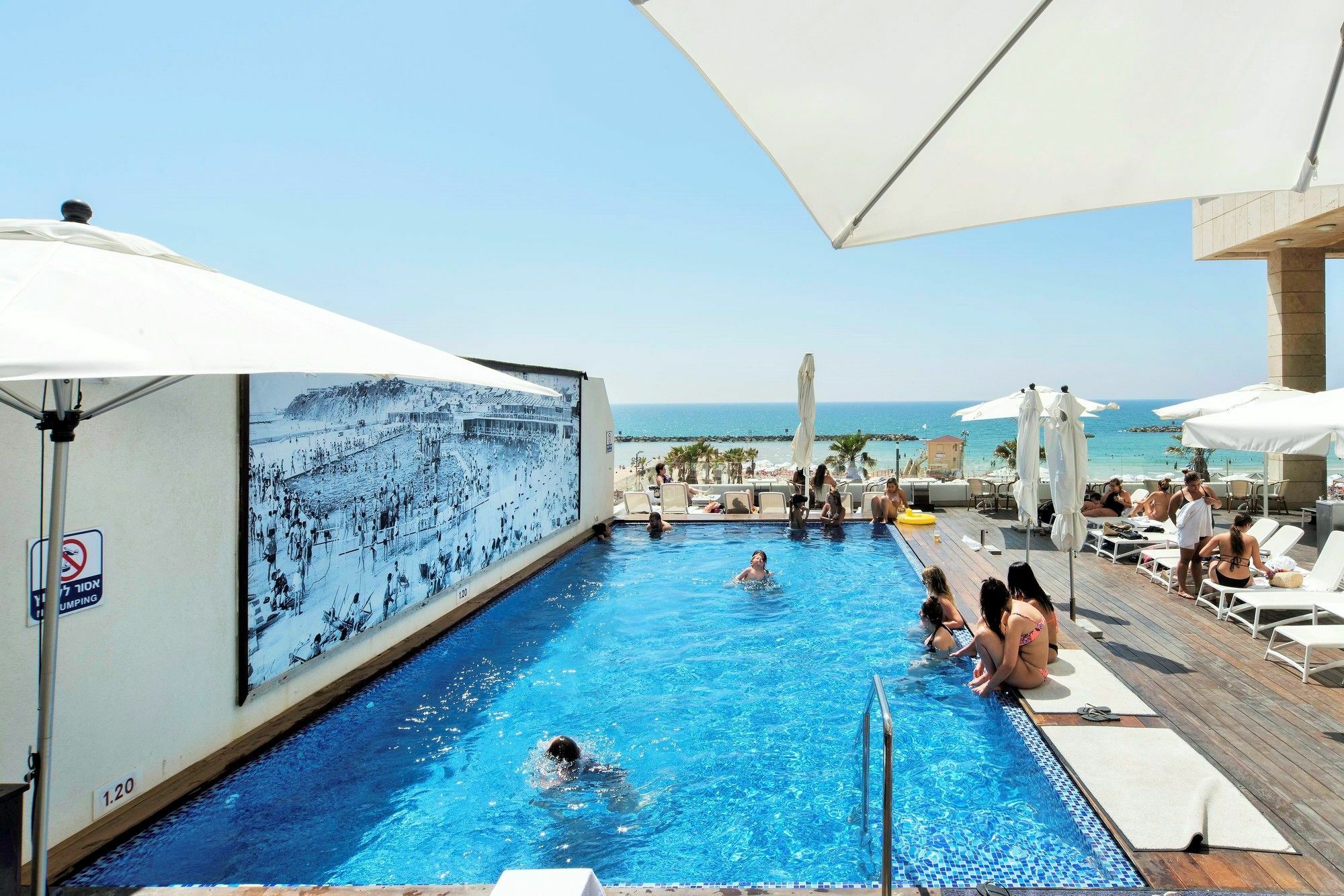Excellent Beachfront Apt W/ Pool Access By Sea N' Rent Tel Aviv Eksteriør bilde