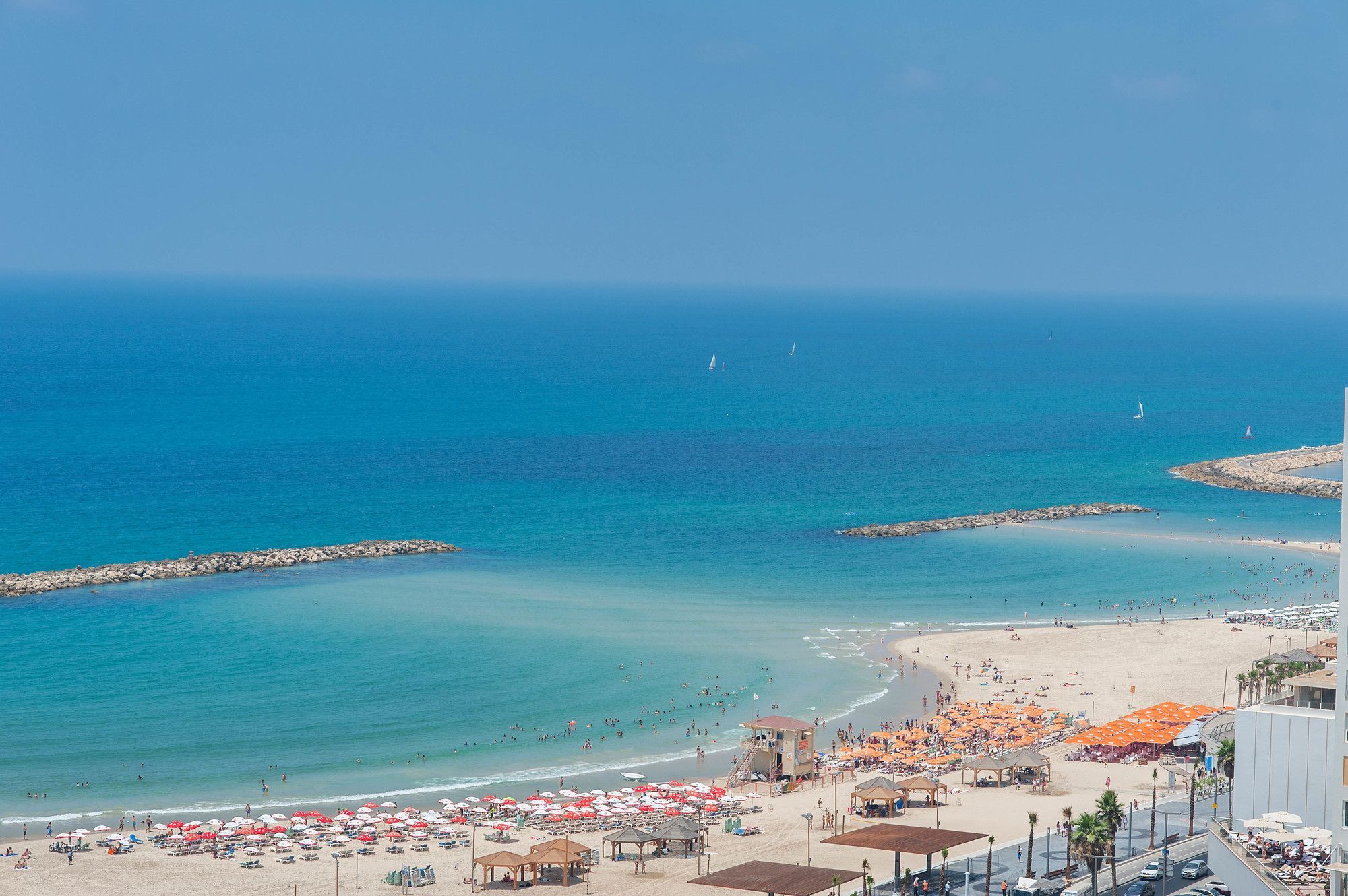 Excellent Beachfront Apt W/ Pool Access By Sea N' Rent Tel Aviv Eksteriør bilde